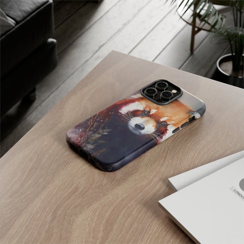 Red Panda in Watercolor - Impact Resistant Phone Case